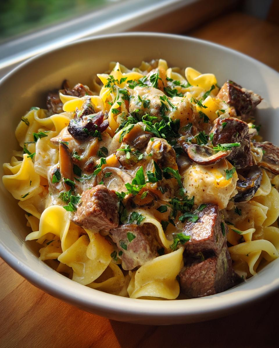 EASY INSTANT POT BEEF STROGANOFF - detail 3