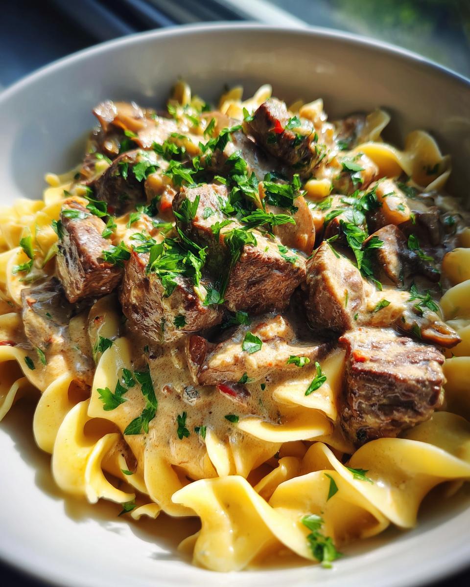 EASY INSTANT POT BEEF STROGANOFF - detail 4