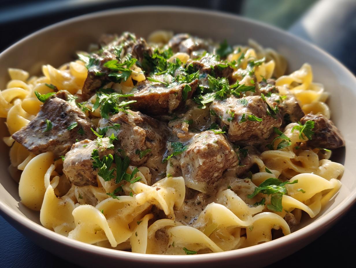 35-Minute Easy Instant Pot Beef Stroganoff Your Family Will Love