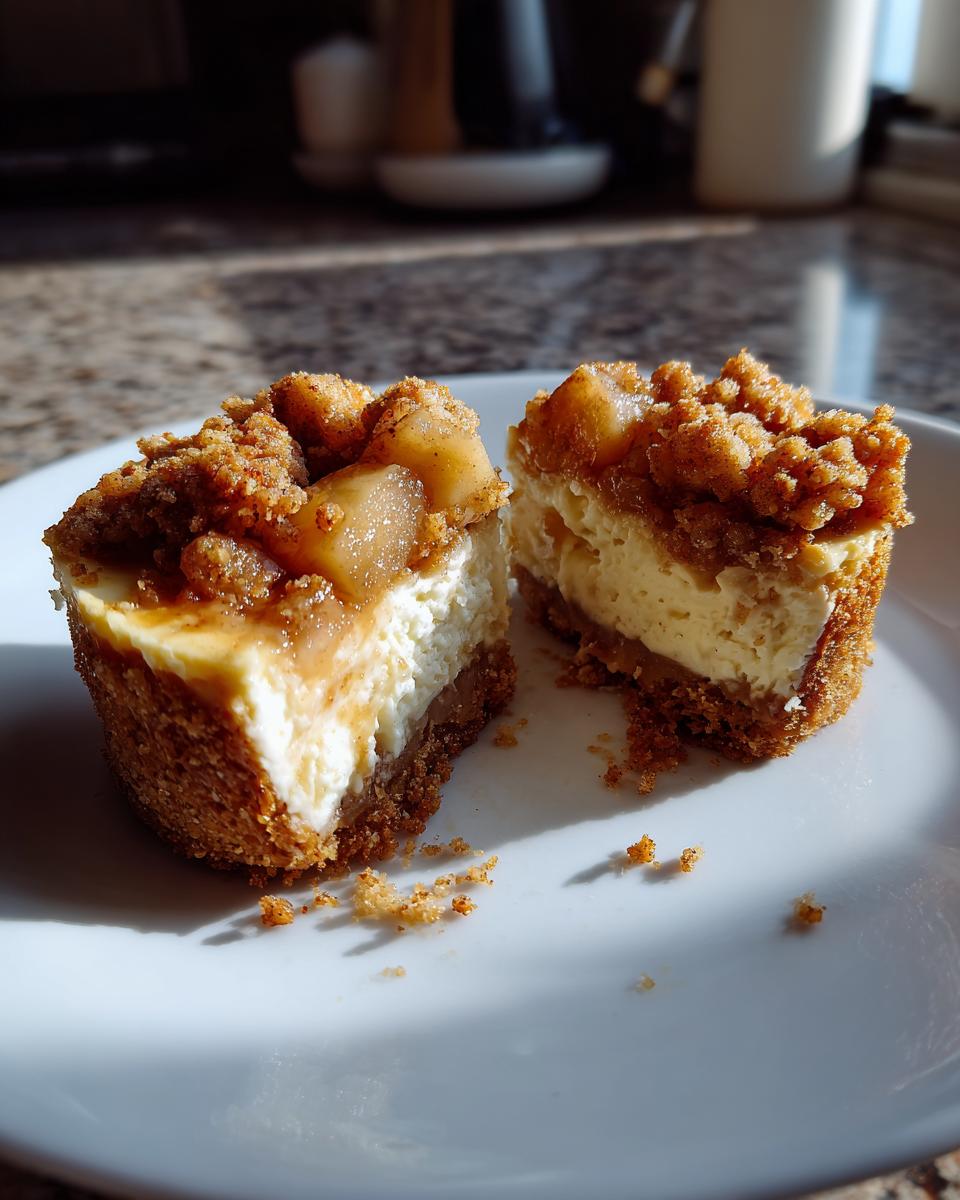 Easy Apple Crisp Mini Cheesecakes - detail 1