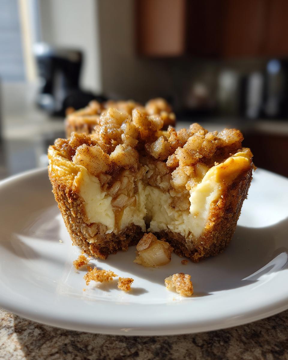 Easy Apple Crisp Mini Cheesecakes - detail 3
