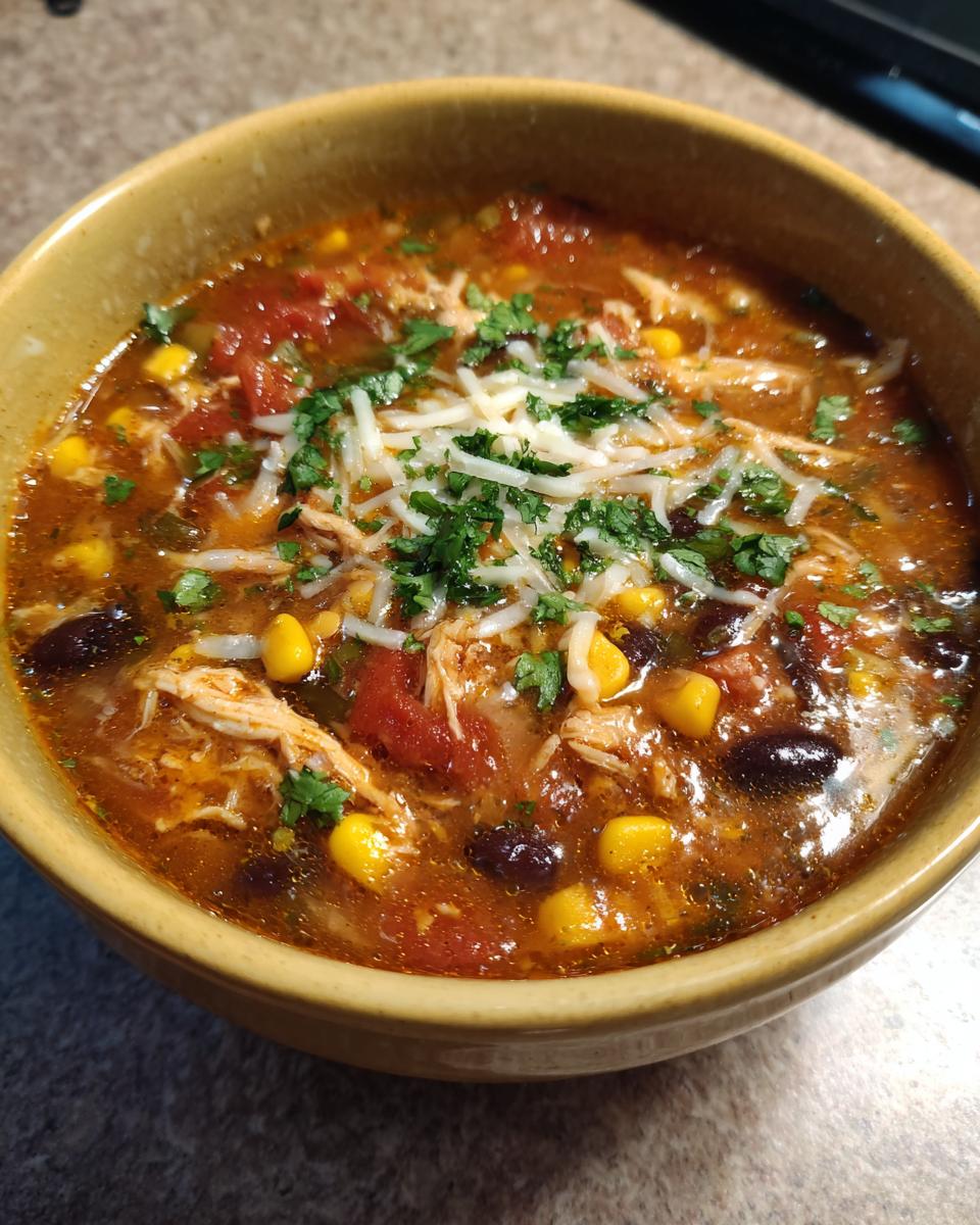 Easy Chicken Taco Soup - detail 1
