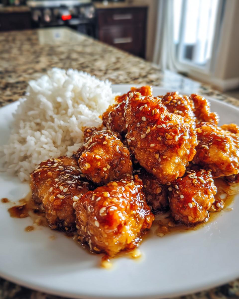HONEY GARLIC CHICKEN - detail 1