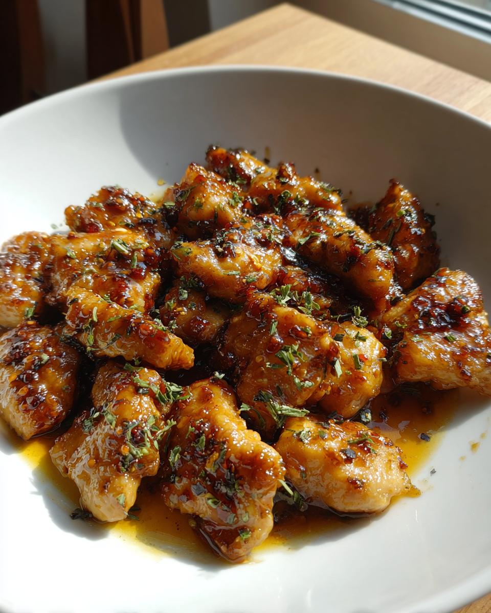 HONEY GARLIC CHICKEN - detail 4