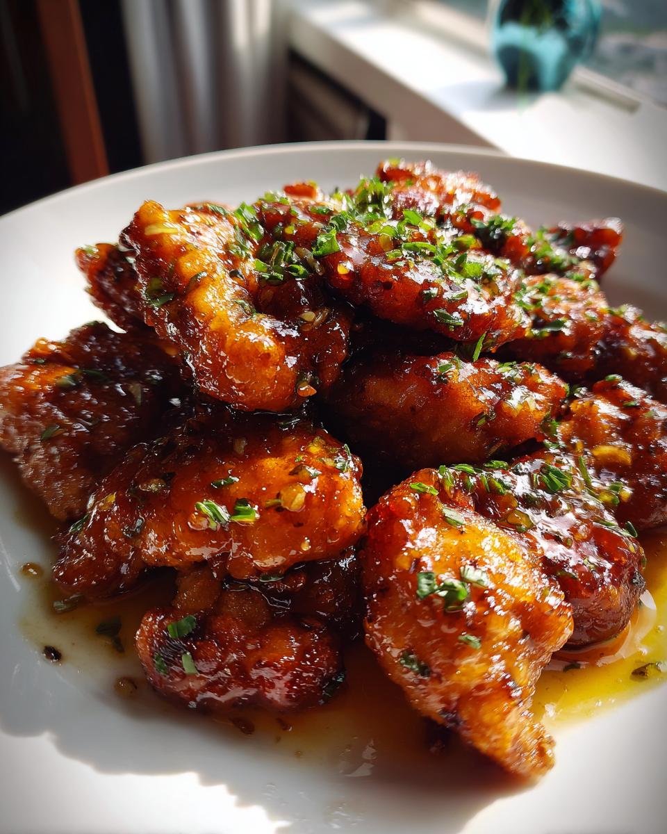 HONEY GARLIC CHICKEN - detail 5