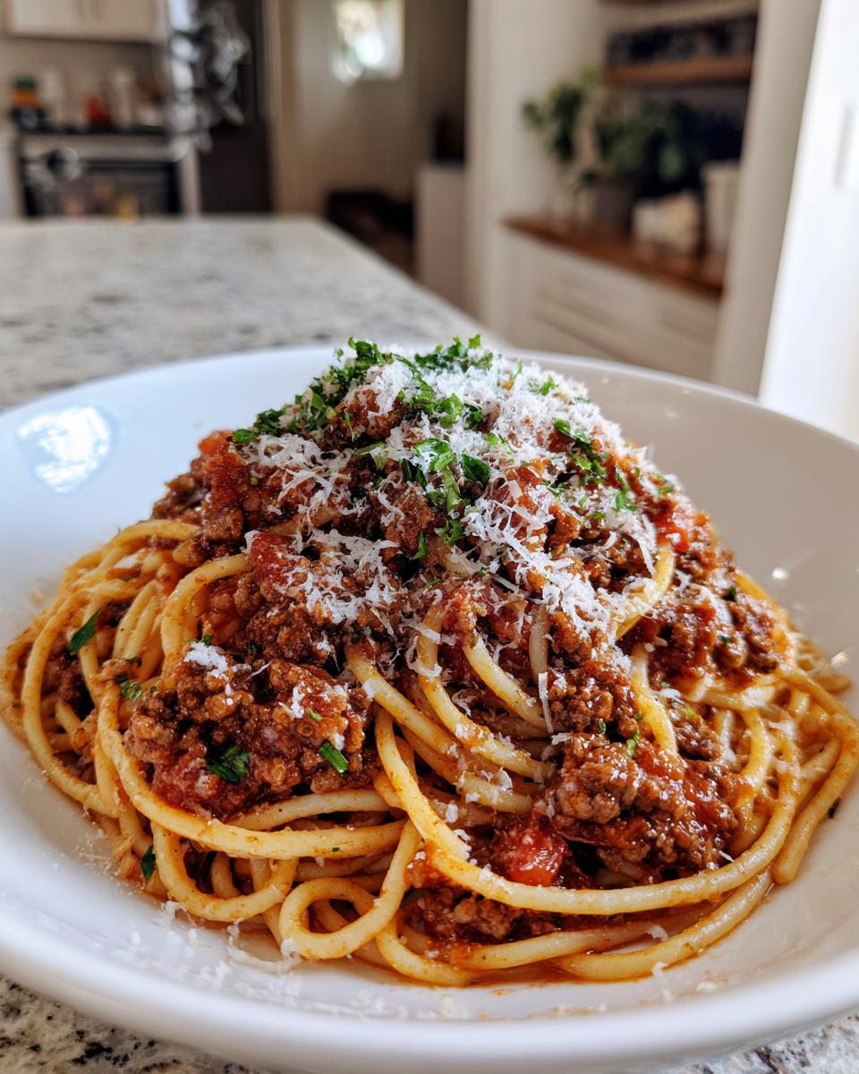 Instant Pot Spaghetti with Meat Sauce - detail 1