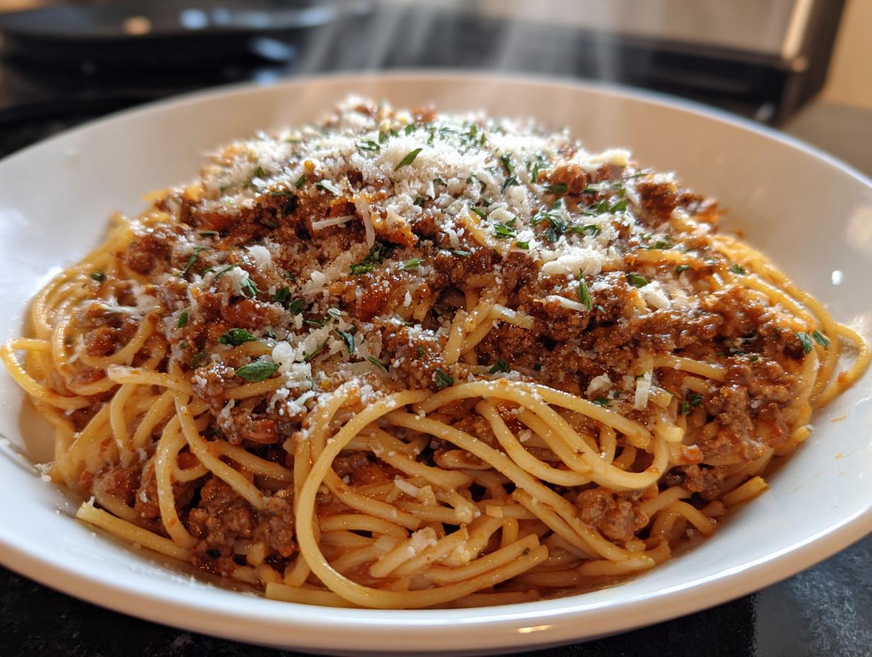 Flawless 30-Minute Instant Pot Spaghetti with Meat Sauce Bliss