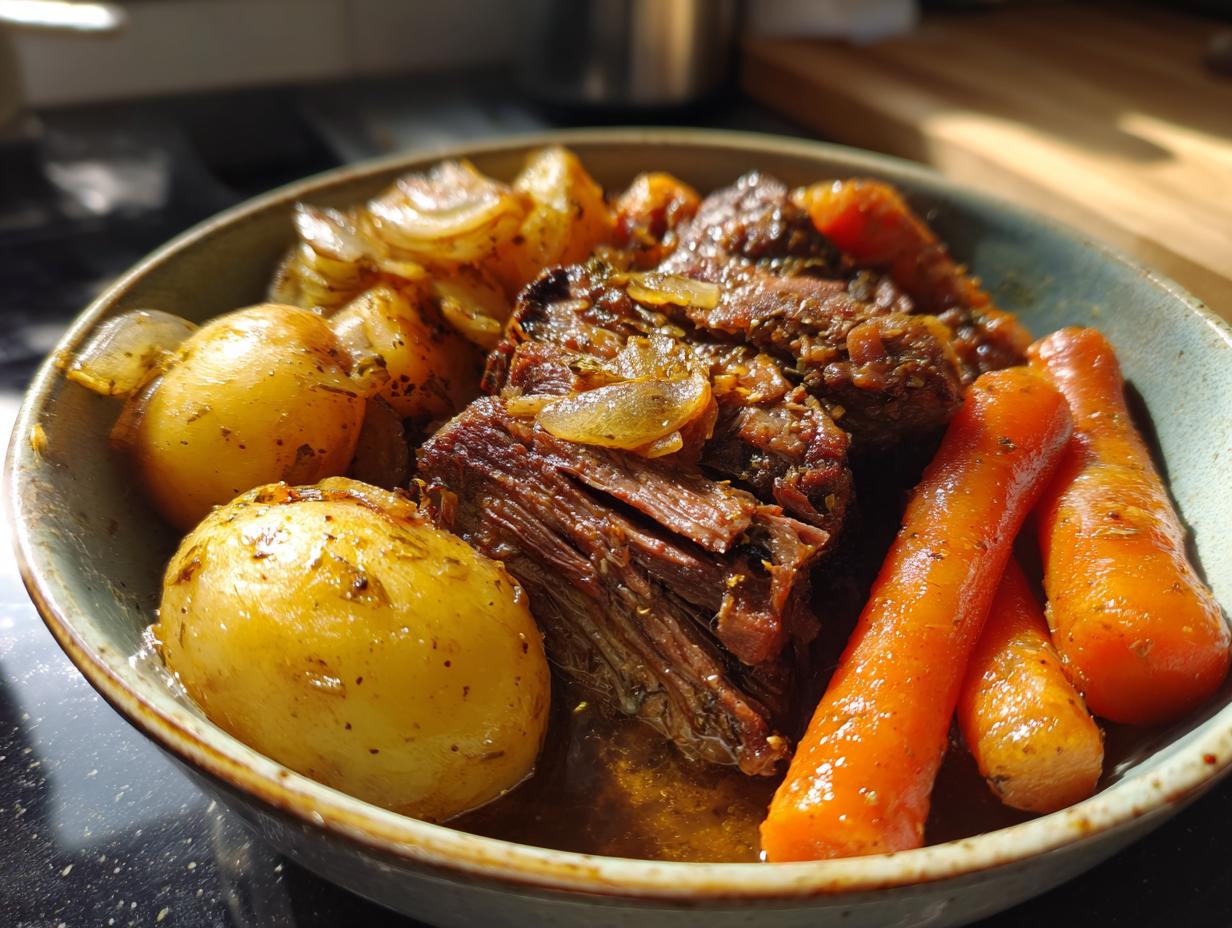 1-Hour Juicy Instant Pot Pot Roast That Melts in Your Mouth