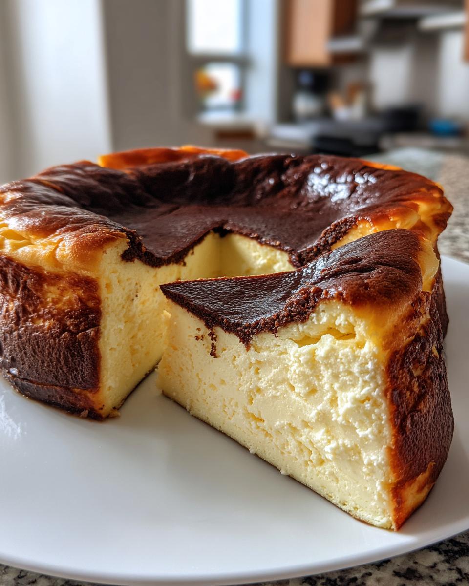 Loaf Pan Basque Cheesecake Recipe - detail 2