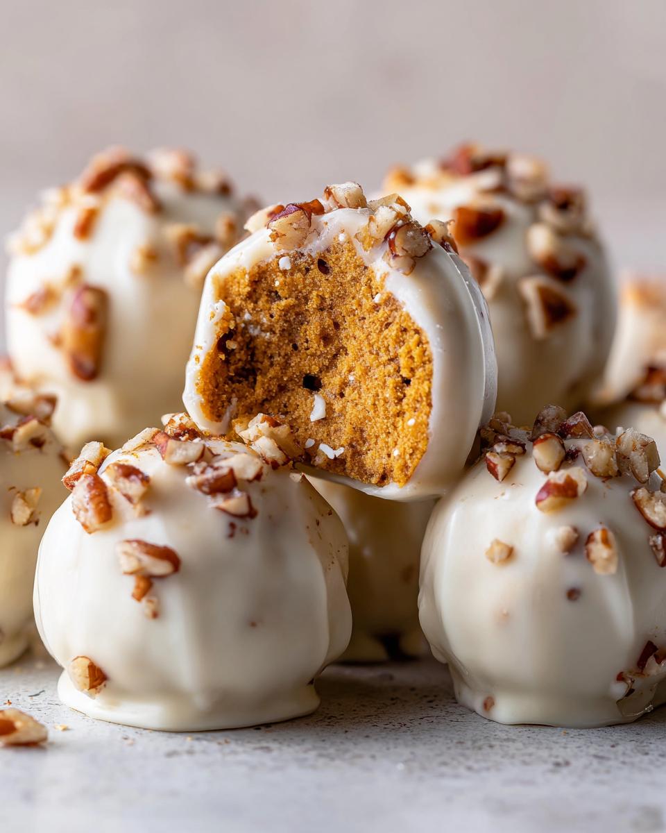 No Bake Pumpkin Cheesecake Balls - detail 1