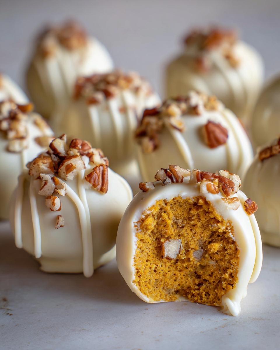 No Bake Pumpkin Cheesecake Balls - detail 2