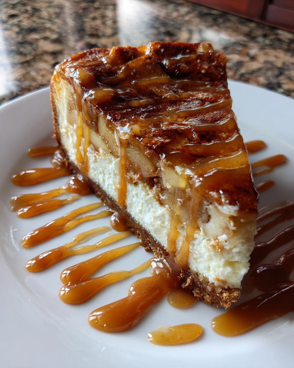 Salted Caramel Apple Pie Cheesecake Recipe - detail 2