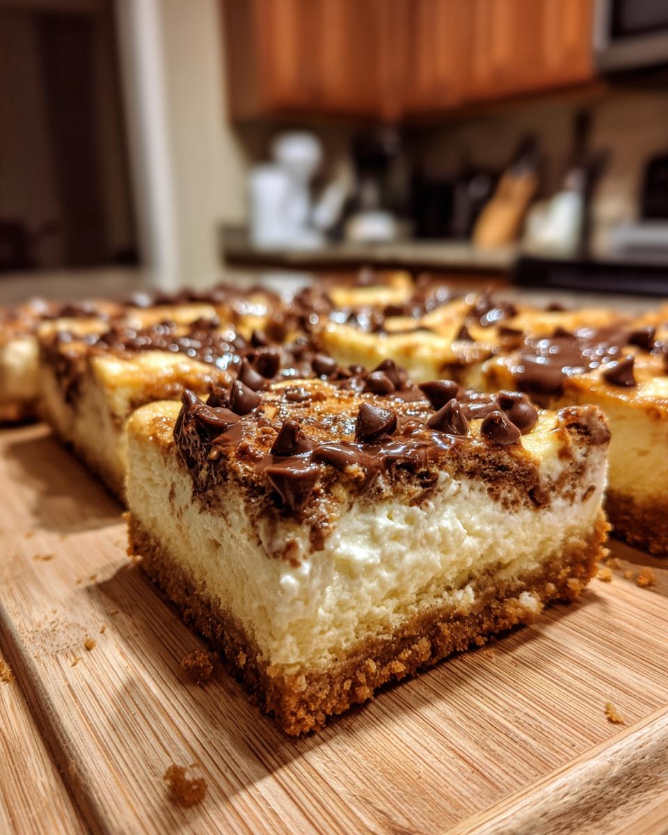 The Best Chocolate Chip Cheesecake Bars - detail 2