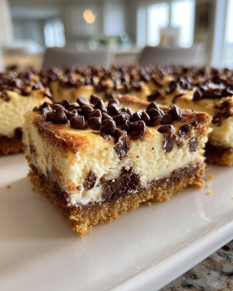 The Best Chocolate Chip Cheesecake Bars - detail 3