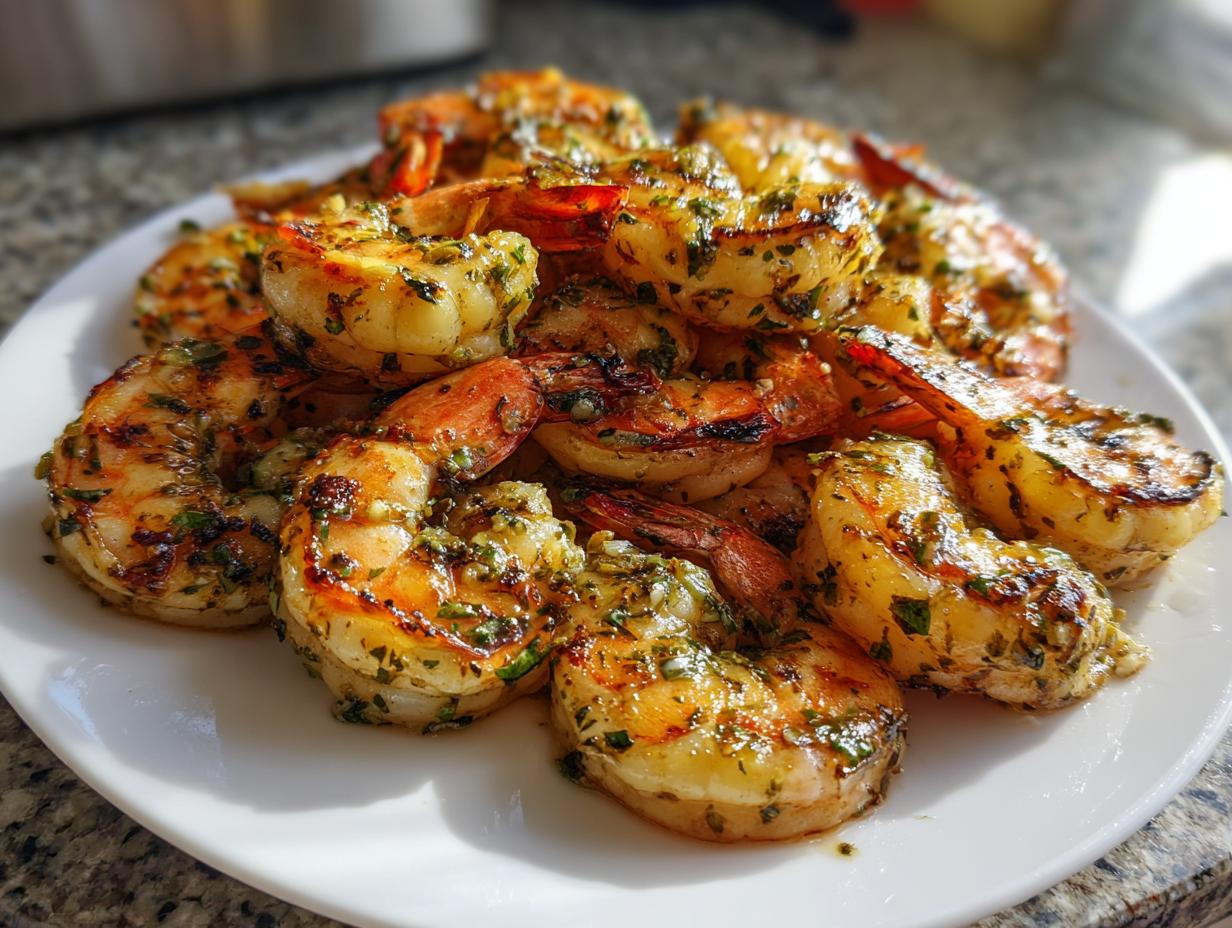 Grilled Garlic and Herb Shrimp