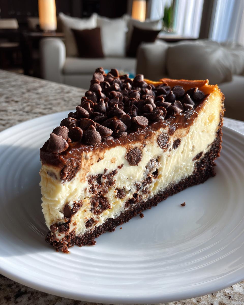 Chocolate Chip Cheesecake - detail 2