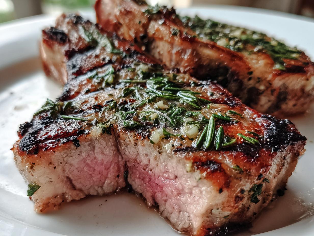 Garlic Rosemary Grilled Lamb Chops