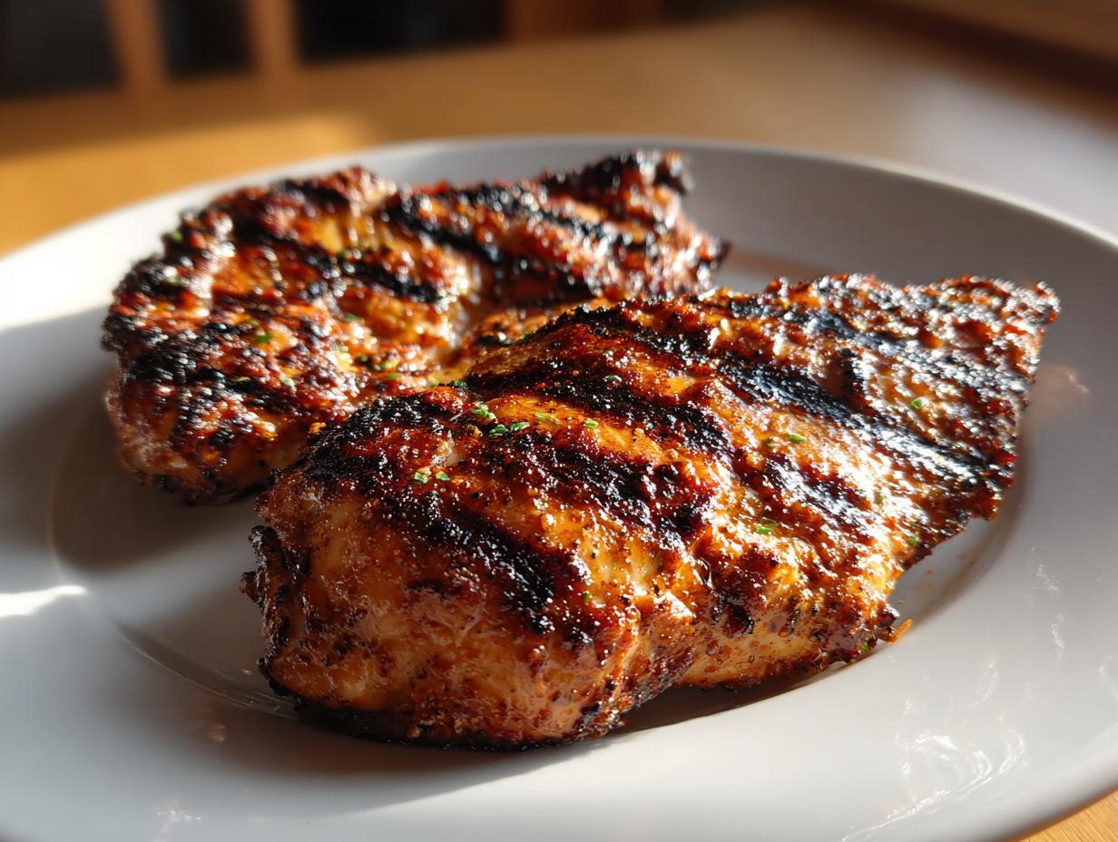 Grilled Adobo-Rubbed Chicken