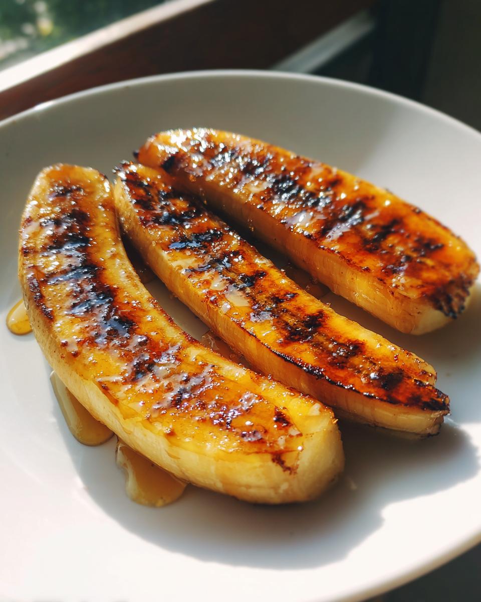 Grilled Bananas with Honey - detail 2