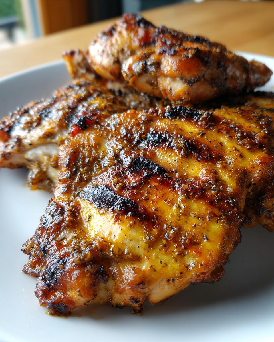 Grilled Chicken Thighs with Spice Rub - detail 2