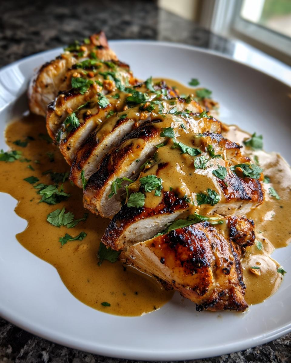 Grilled Chicken with Peanut Sauce - detail 2