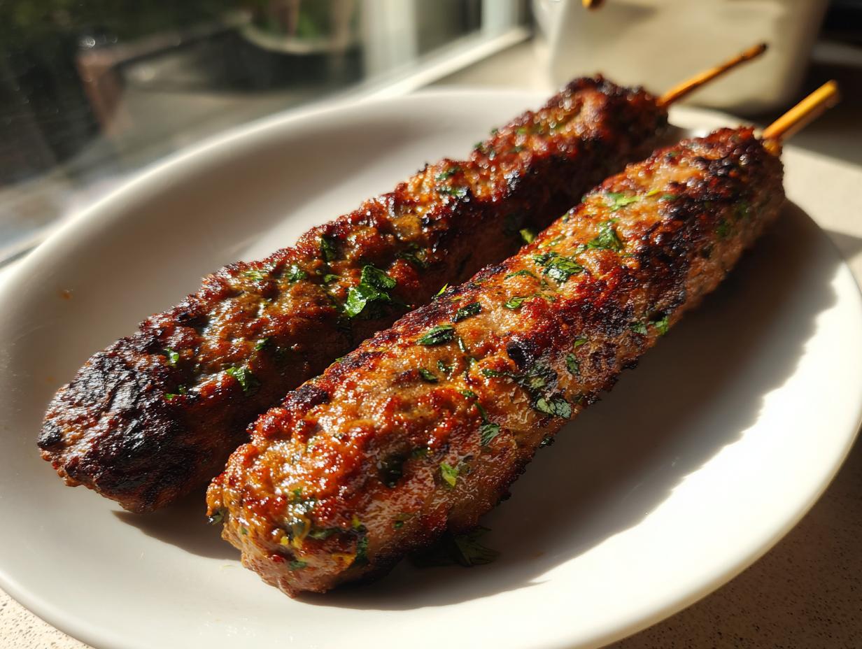 Grilled Lamb Kofta Kebabs