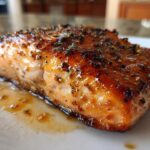 Grilled Salmon with Honey Soy Glaze