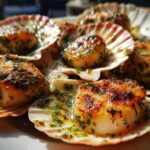 Grilled Scallops in the Shell