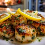 Grilled Scallops with Lemon and Herbs