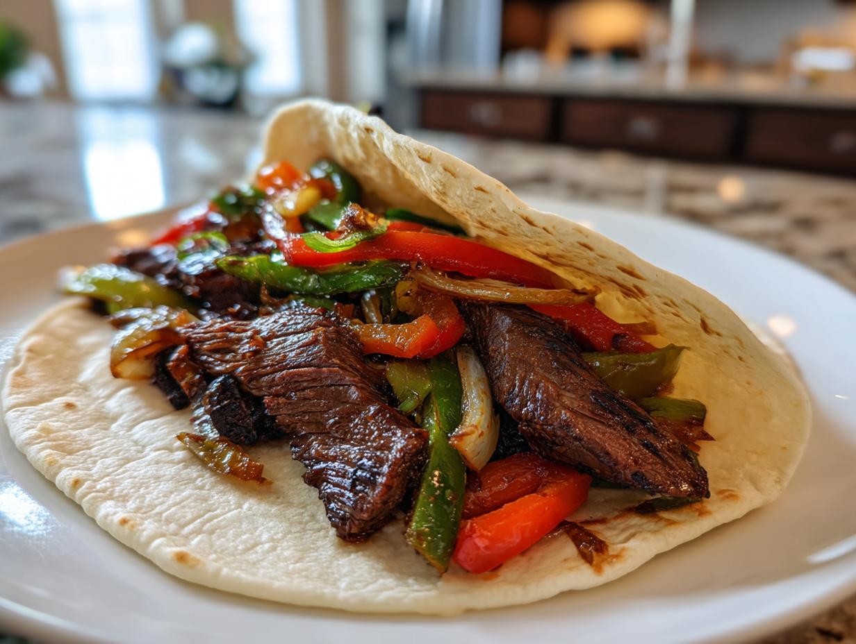 Grilled Skirt Steak Fajitas