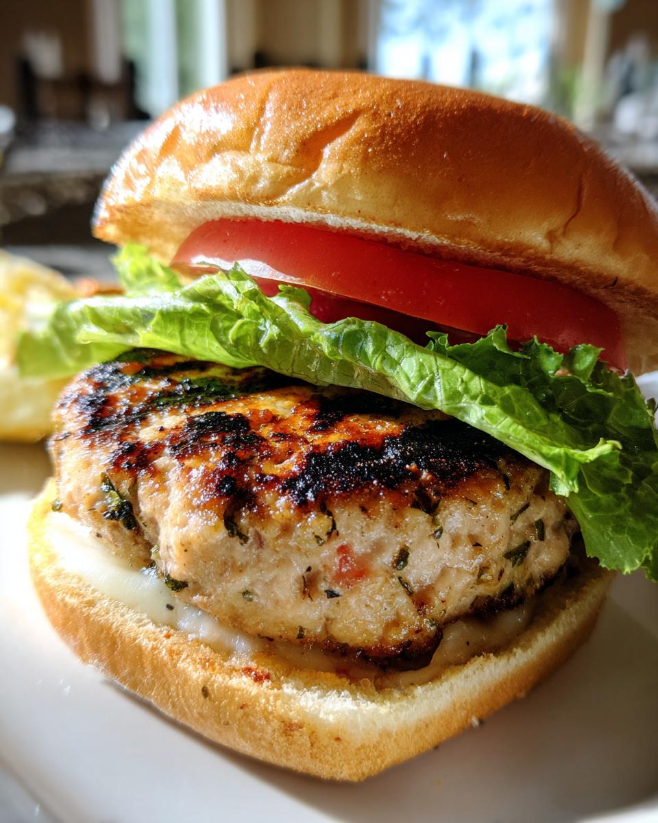 Grilled Turkey Burgers - detail 2