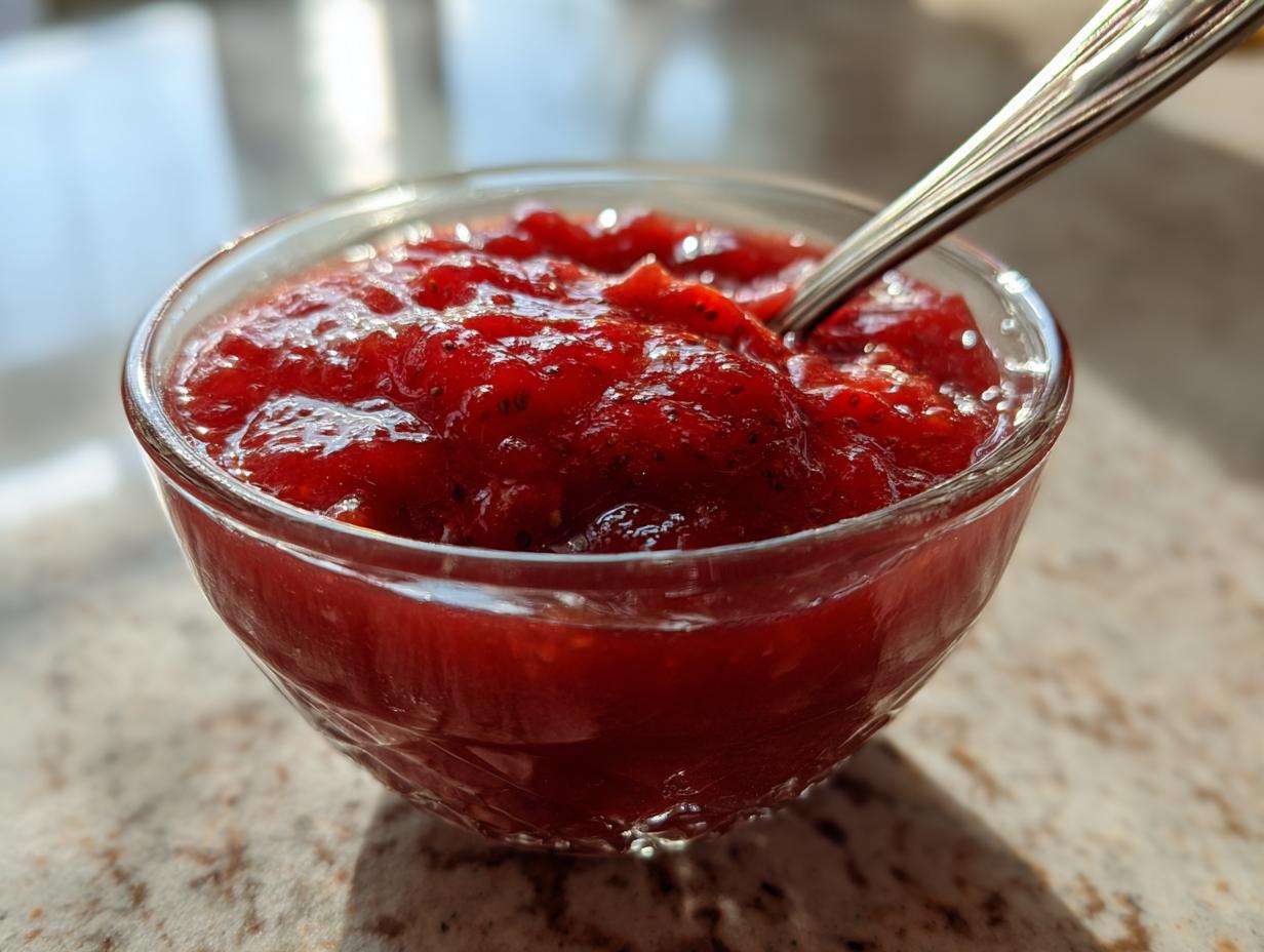 Homemade Strawberry Sauce