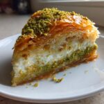 Honey Pistachio Baklava Cheesecake