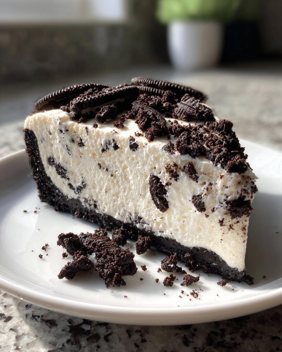 No-Bake Oreo Cheesecake - detail 2