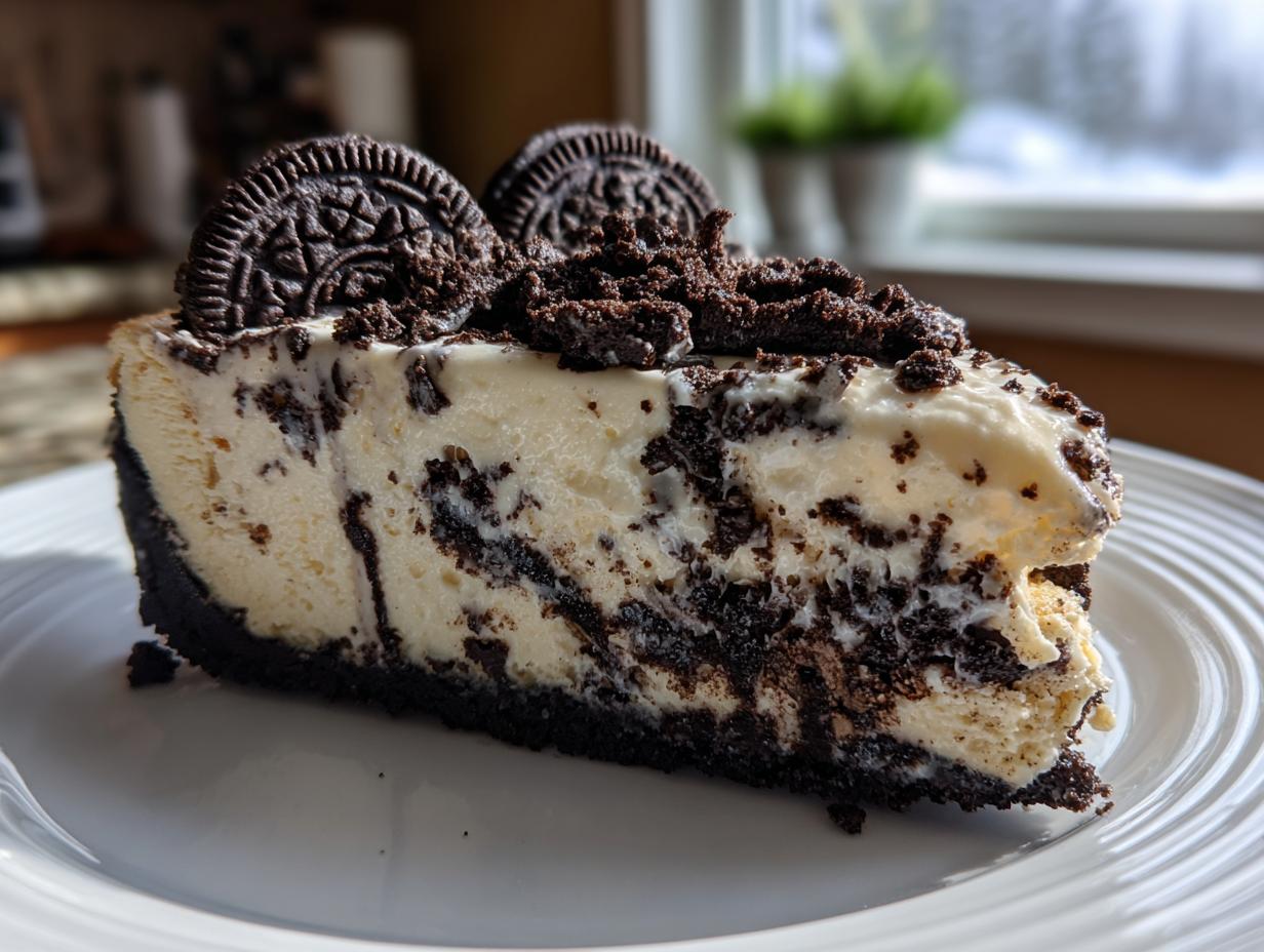 No Bake Oreo Cheesecake