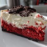 Red Velvet Oreo Cheesecake
