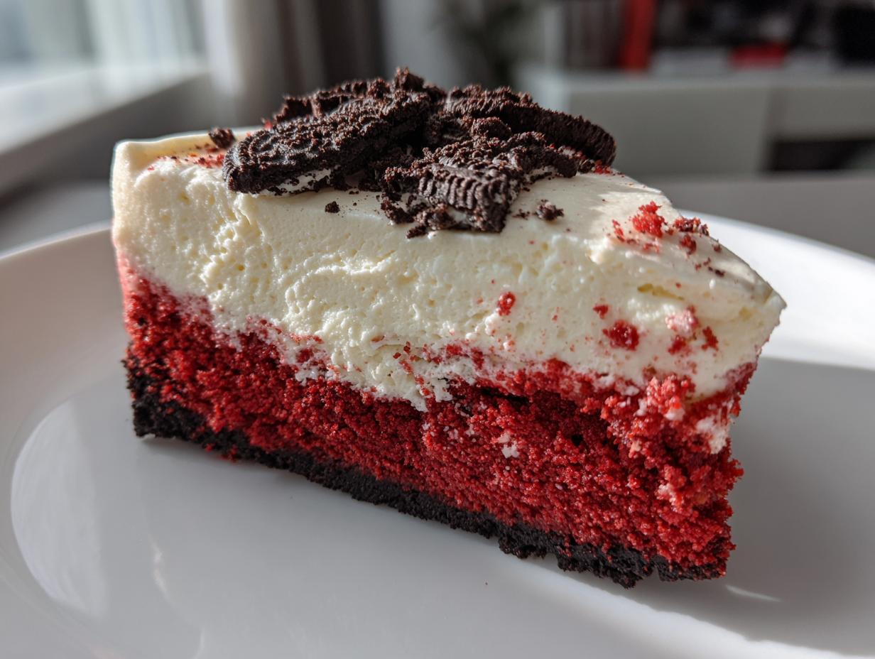 Red Velvet Oreo Cheesecake Recipe