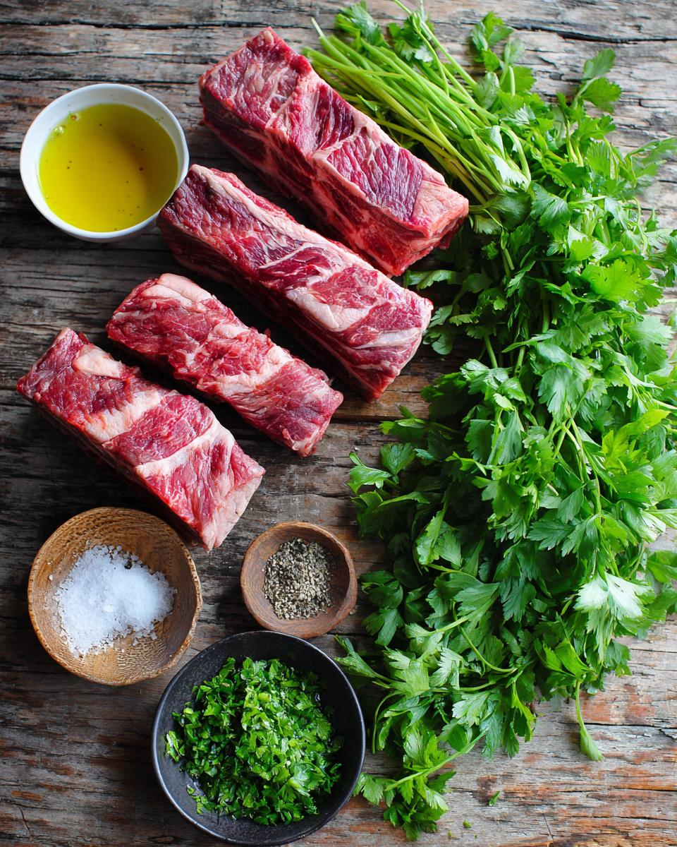 Argentinean-Style Grilled Short Ribs with Chimichurri - detail 1