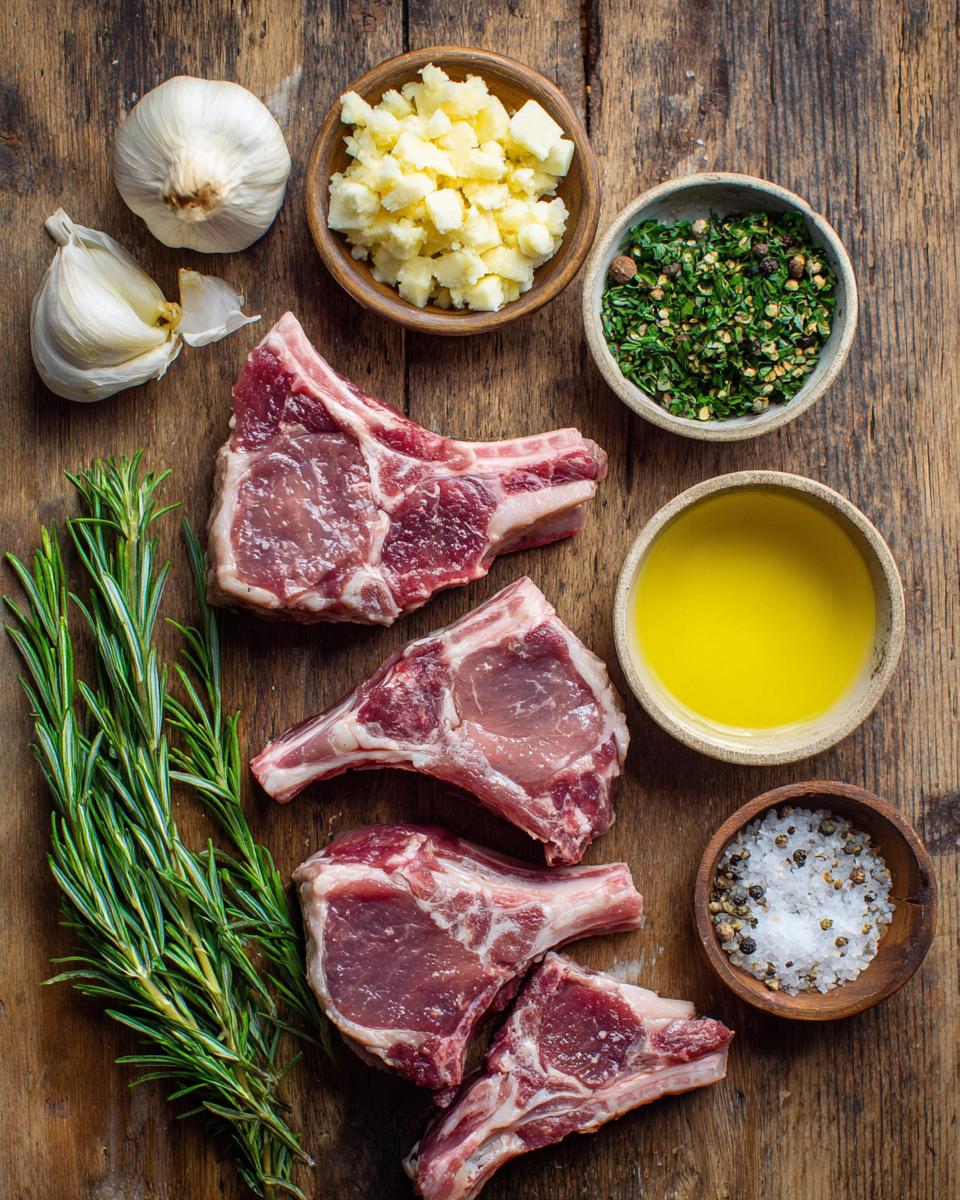 Garlic Rosemary Grilled Lamb Chops - detail 1
