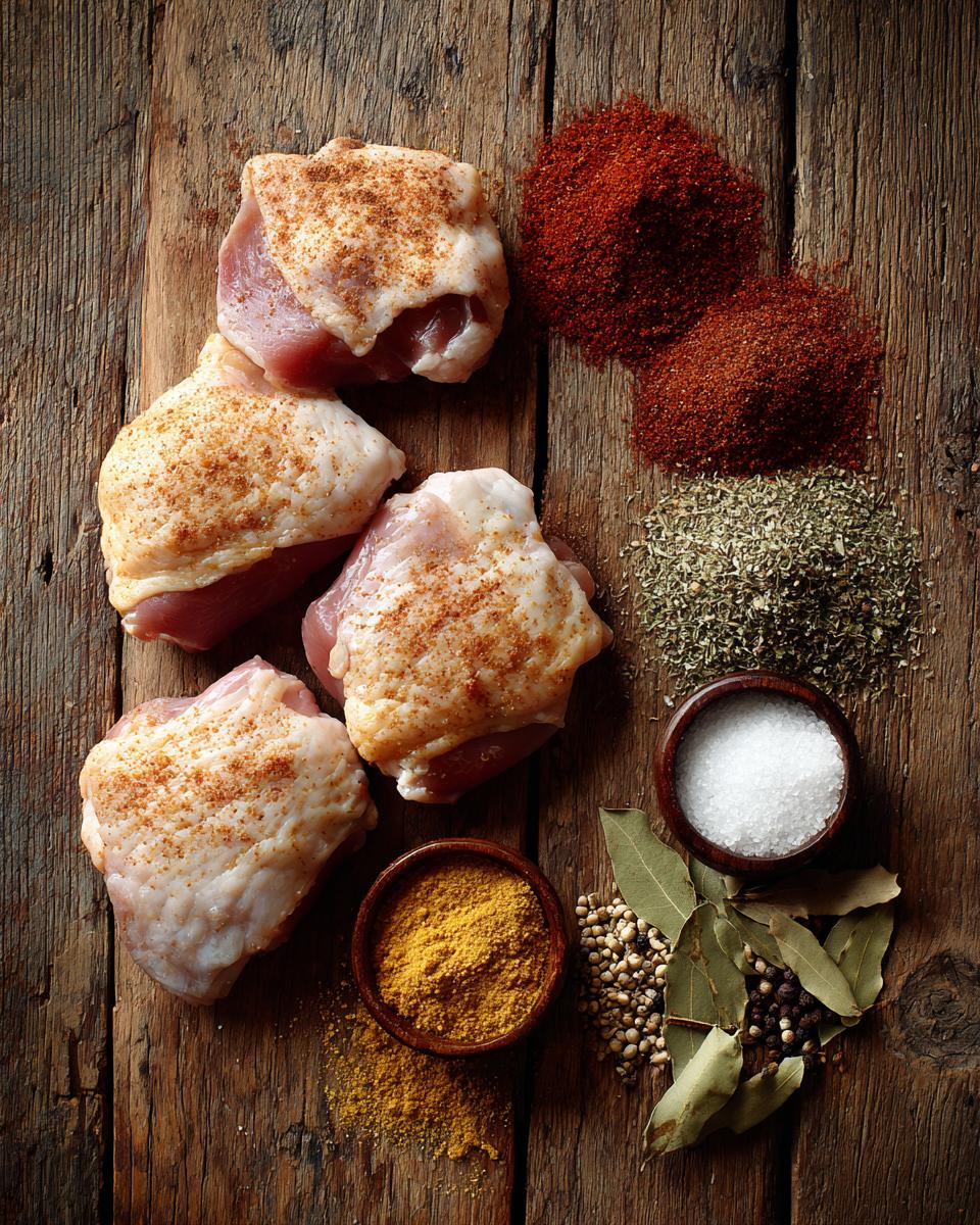 Grilled Chicken Thighs with Spice Rub - detail 1