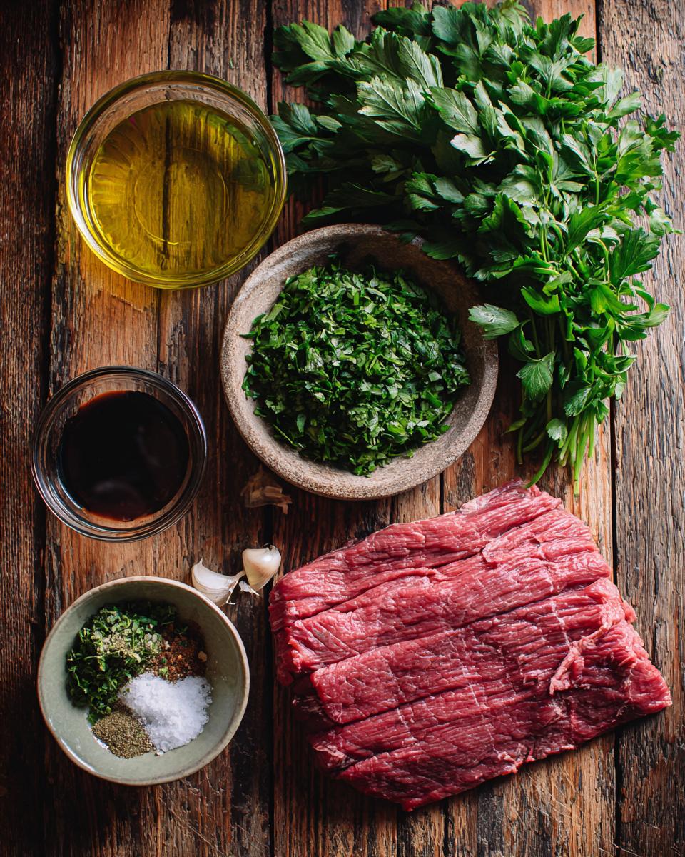 Grilled Flank Steak with Chimichurri - detail 1
