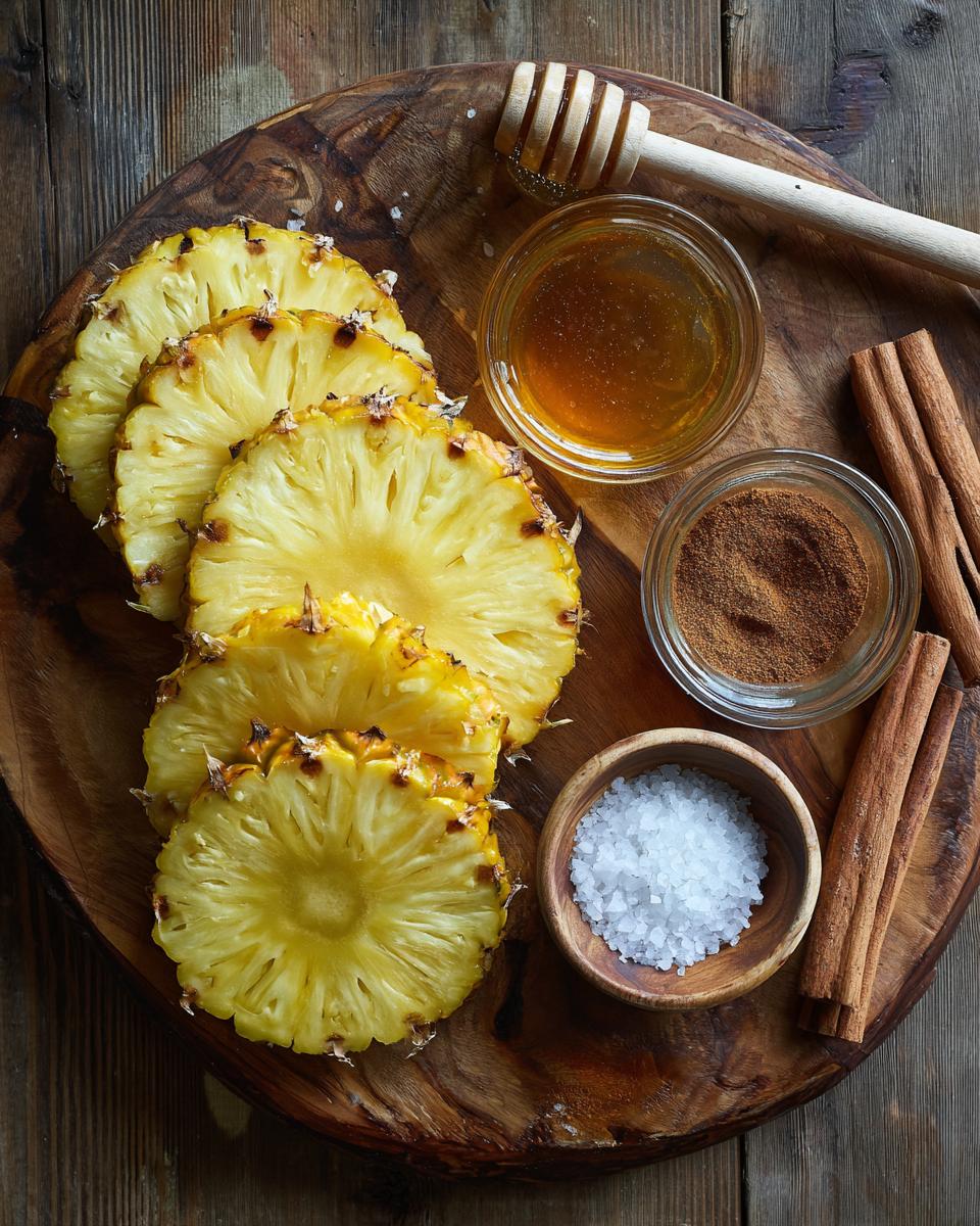 Grilled Pineapple with Honey Cinnamon Drizzle - detail 1