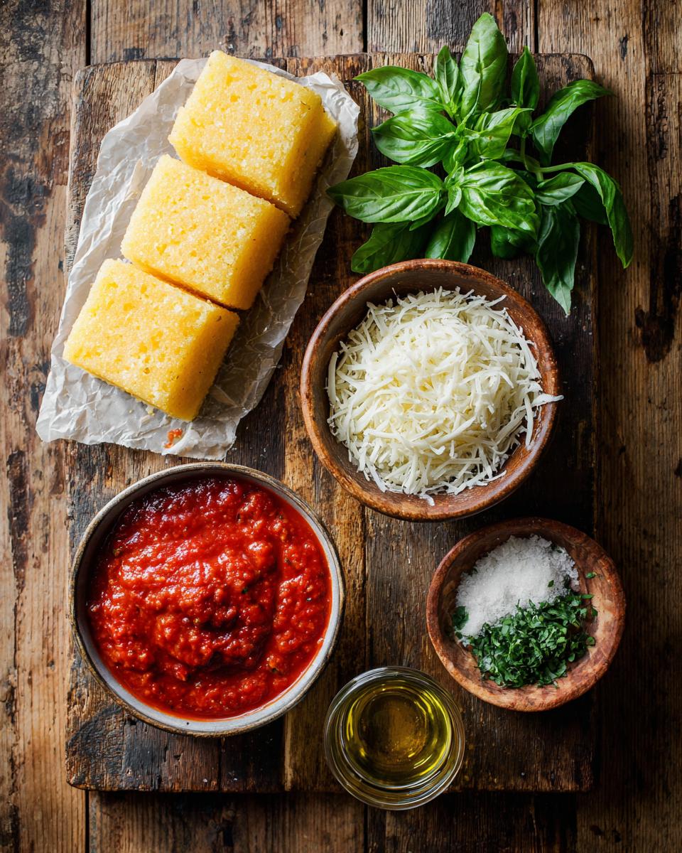 Grilled Polenta with Marinara and Parmesan - detail 1