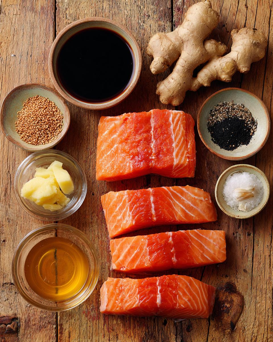 Grilled Salmon with Honey Soy Glaze - detail 1