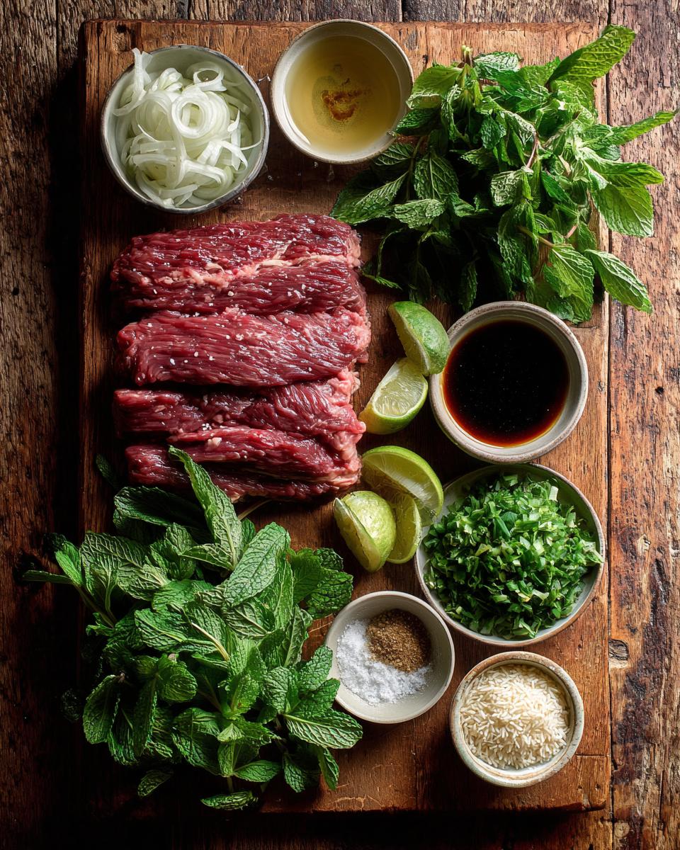 Isan-Style Sliced Steak Salad (Crying Tiger) - detail 1