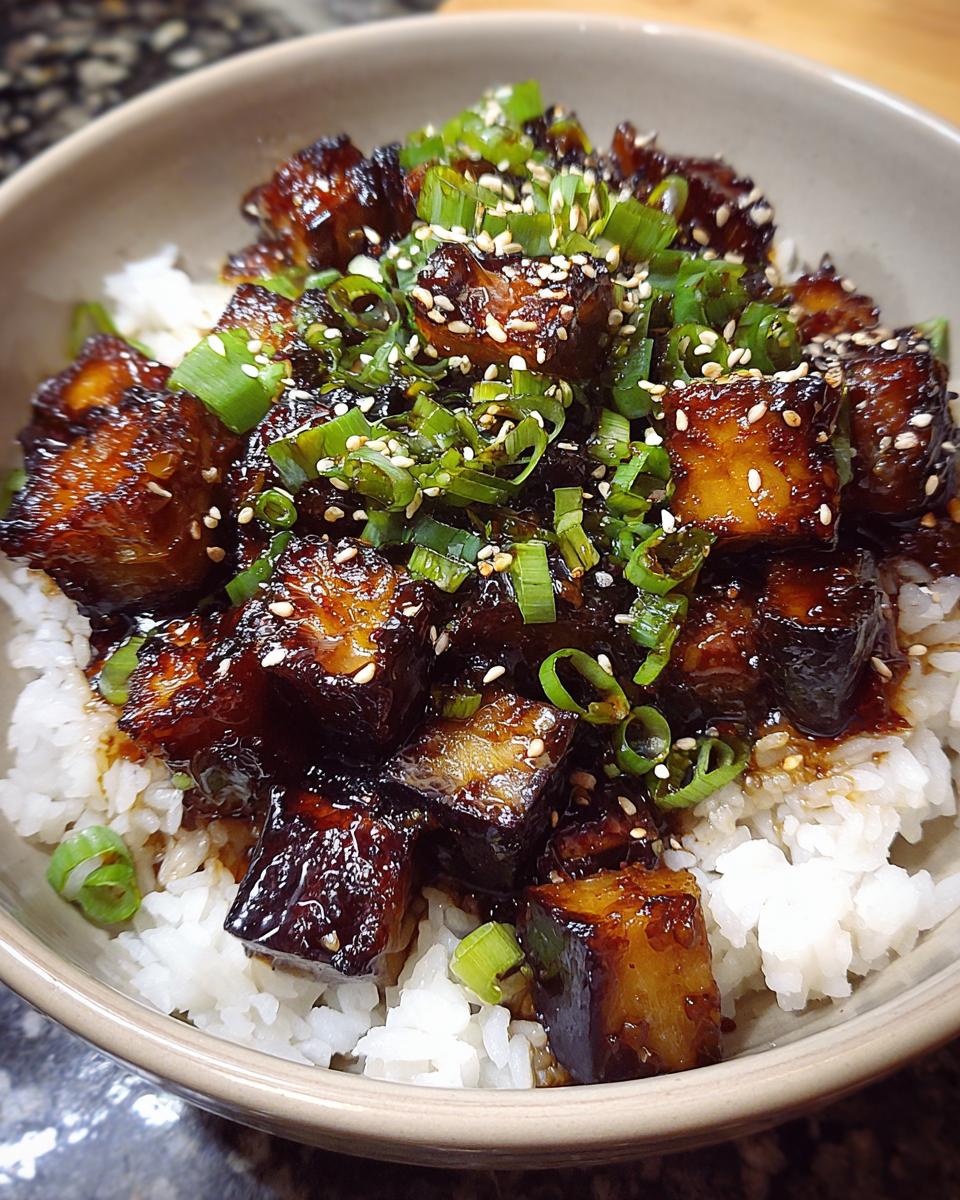 Aubergine Teriyaki Bowls - detail 2