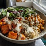 Buddha Bowls with Sweet Potato and Chickpeas