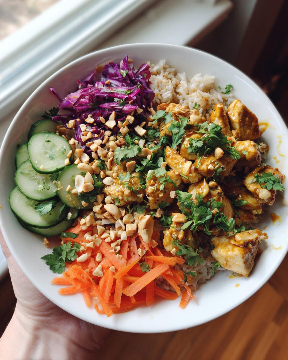 Chicken Satay Power Bowls - detail 2