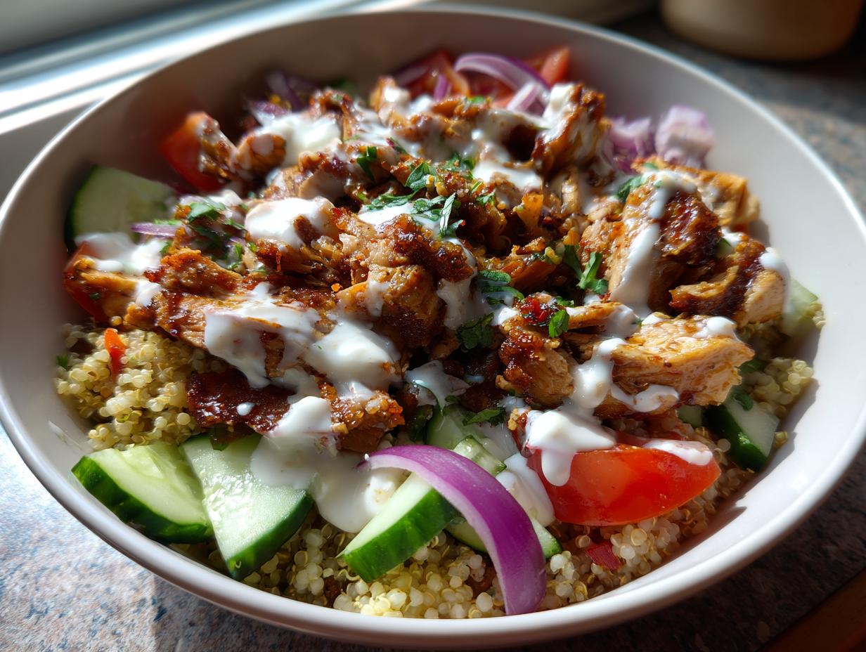 Chicken Shawarma Grain Bowls