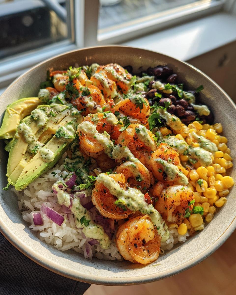 Cilantro-Lime Shrimp Bowl - detail 2